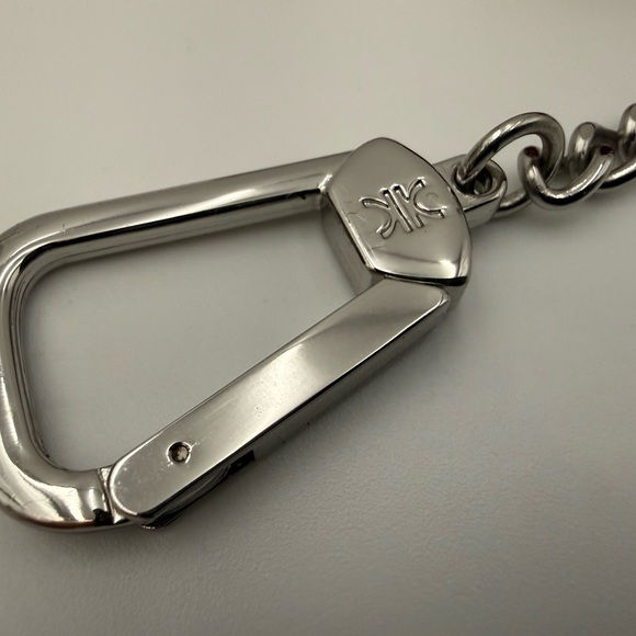 KWANPEN 1938 • Red Exotic Genuine SNAKESKIN Key Clay Bag Charm w/ Palladium - Picture 10 of 16